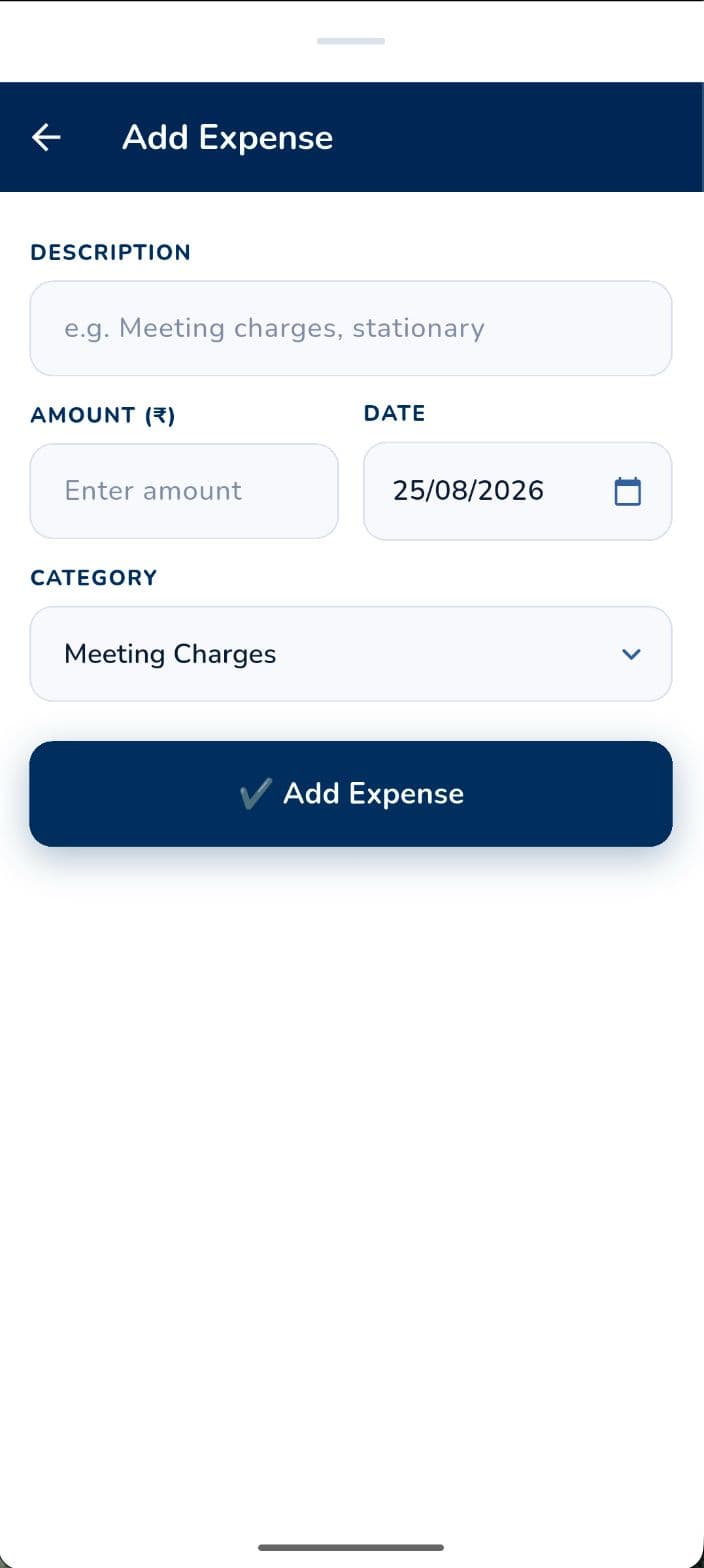 SanghaNidhi Member Dividend Screen